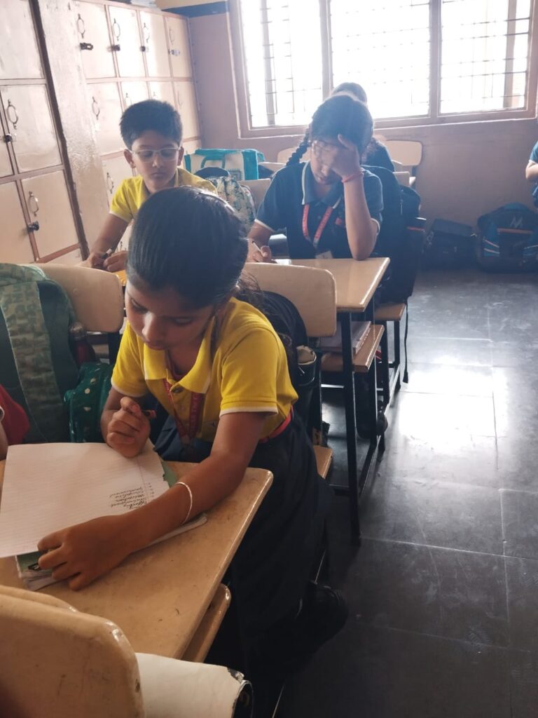 Memory game and Paragraph Writing Competition Vikas The Concept School