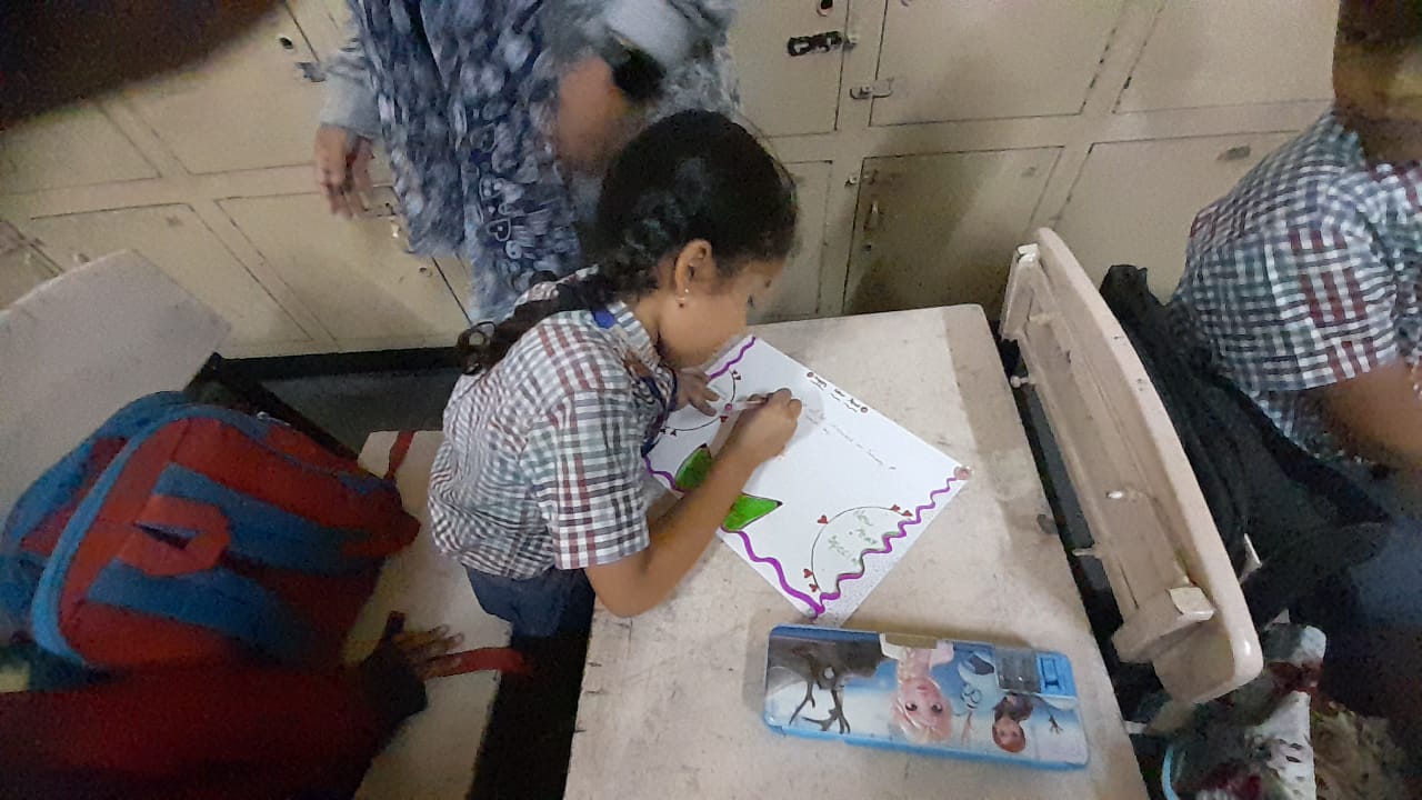 Greeting card making competition for classes 3,4,5 (14)