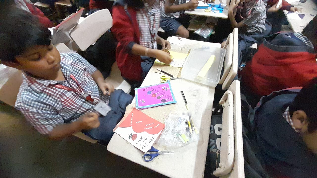 Greeting card making competition for classes 3,4,5 (17)