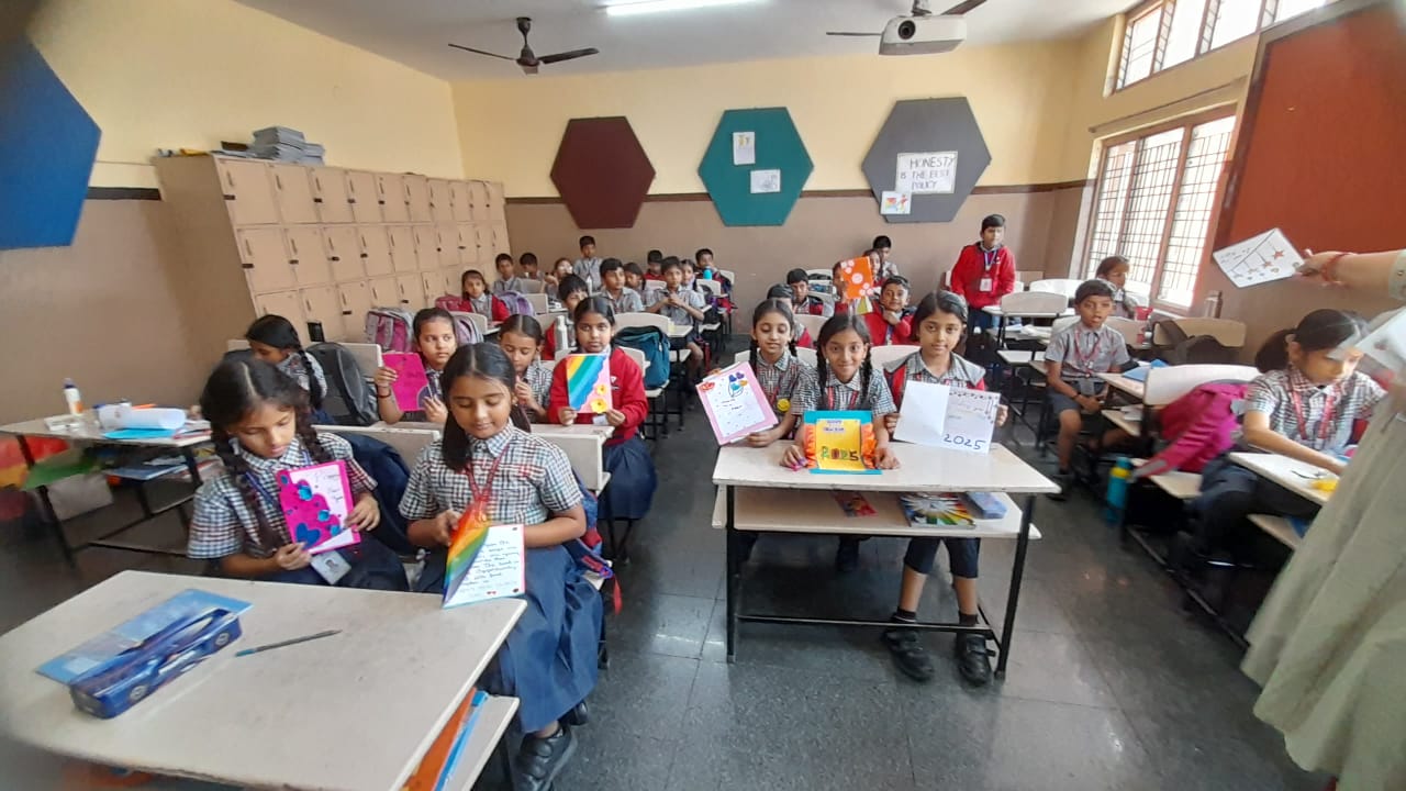 Greeting card making competition for classes 3,4,5 (2)