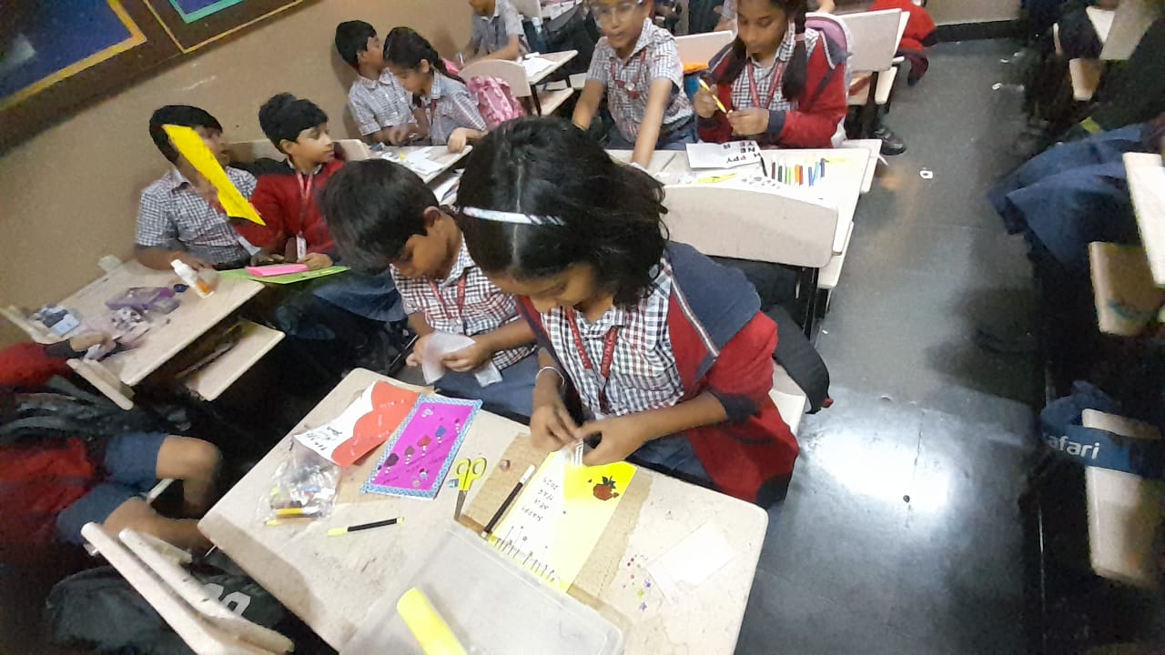 Greeting card making competition for classes 3,4,5 (28)