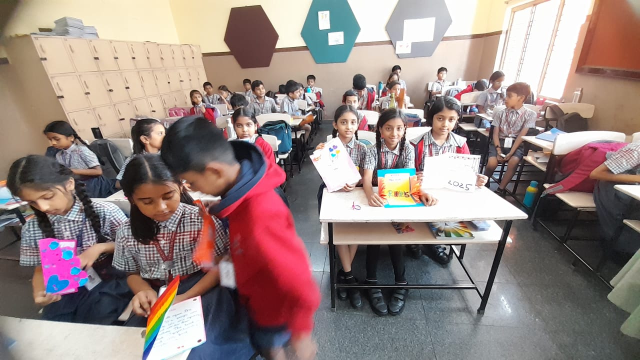 Greeting card making competition for classes 3,4,5 (9)